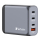 Ładowarka i akumulator VERBATIM Ładowarka GNC-100 32202 GaN 100W, 3xUSB-C,1x USB-A, QC 3.0, PD 3.0 UE / UK ANVE10W4AQGG